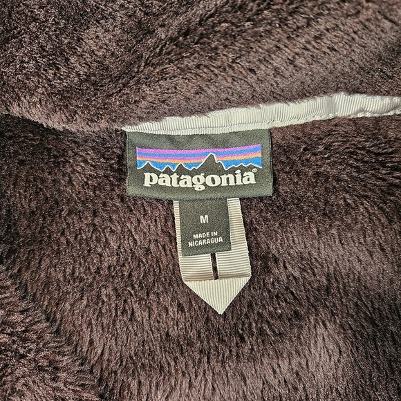 Patagonia Fleece Pullover Women's Re-Tool Snap-T Size Medium Purple/Plum - Picture 3 of 6